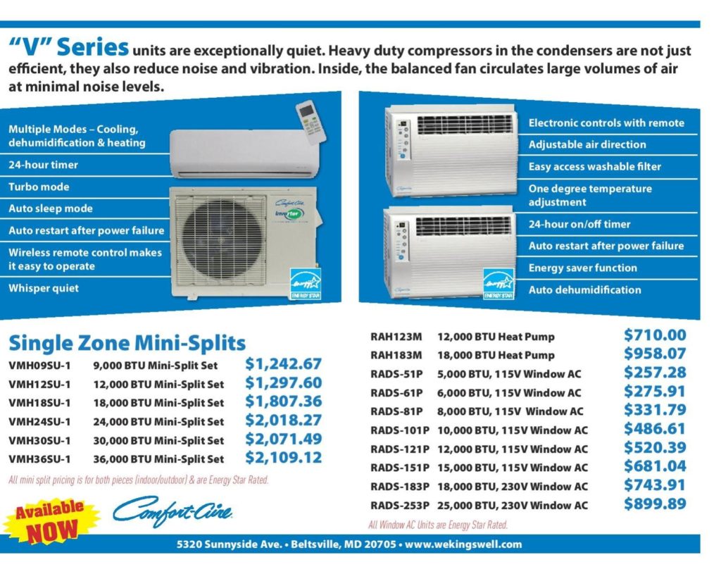 Specials Wholesale HVAC Distributor Baltimore, Maryland, DC, Virginia