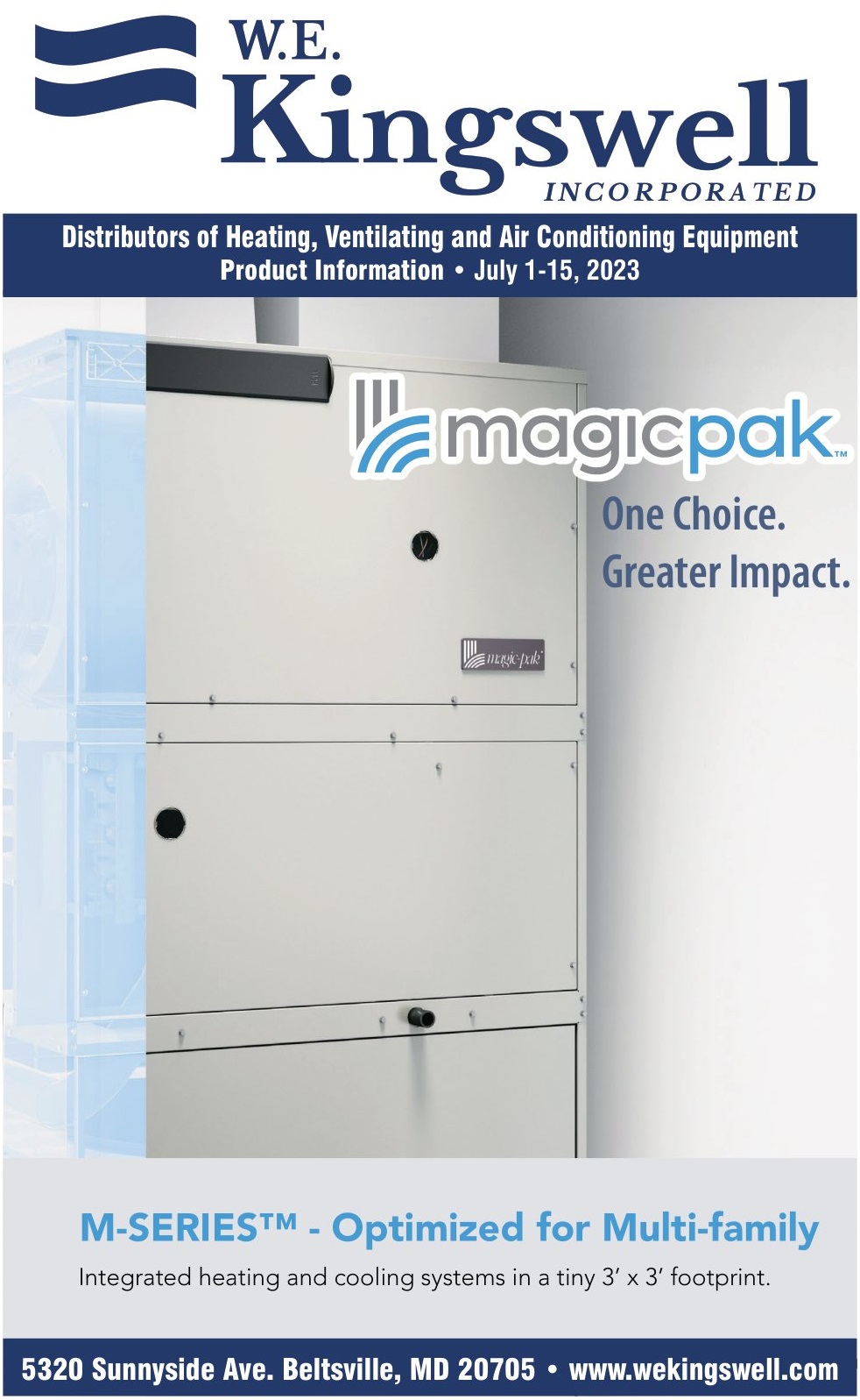 W.E. Kingswell Best Wholesale HVAC Distributor Since 1937 MD & VA